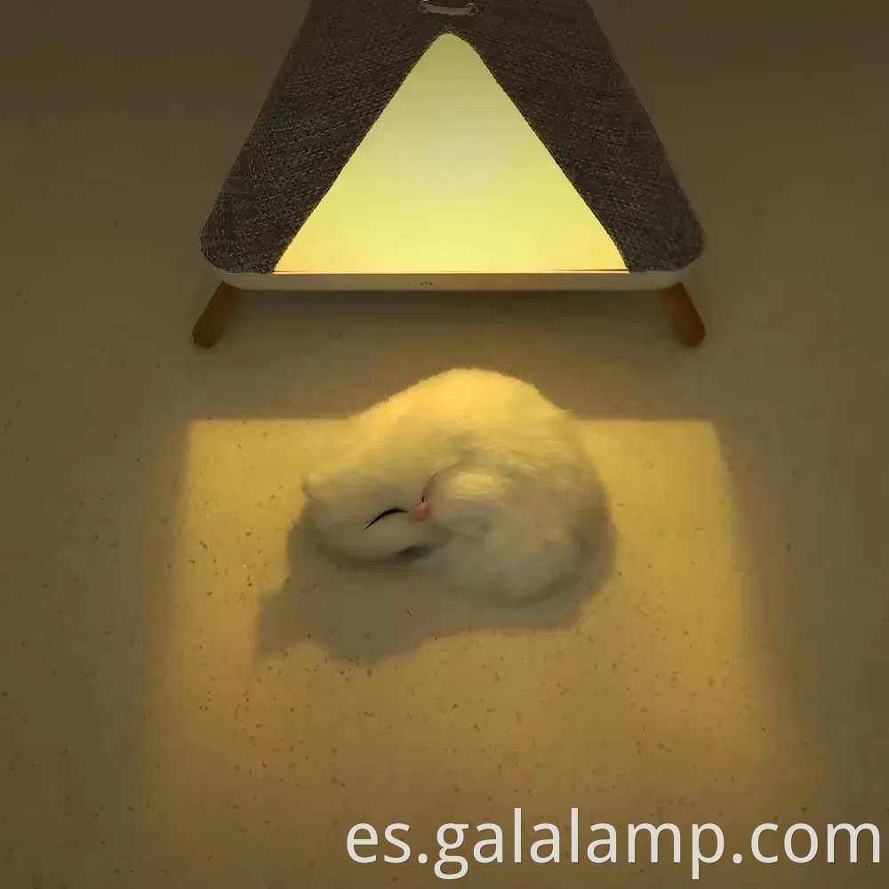 Tienda de altavoz Bluetooth portátil con colorida luz nocturna LED